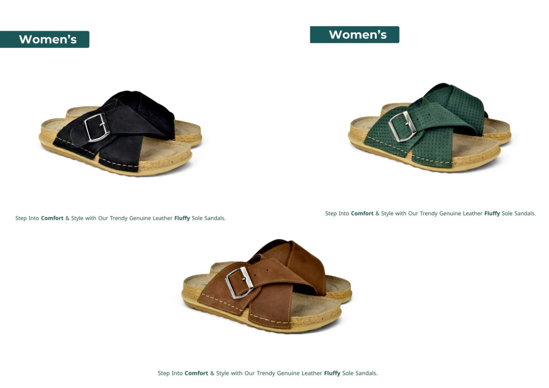 FlowWalk Women Leather sandal