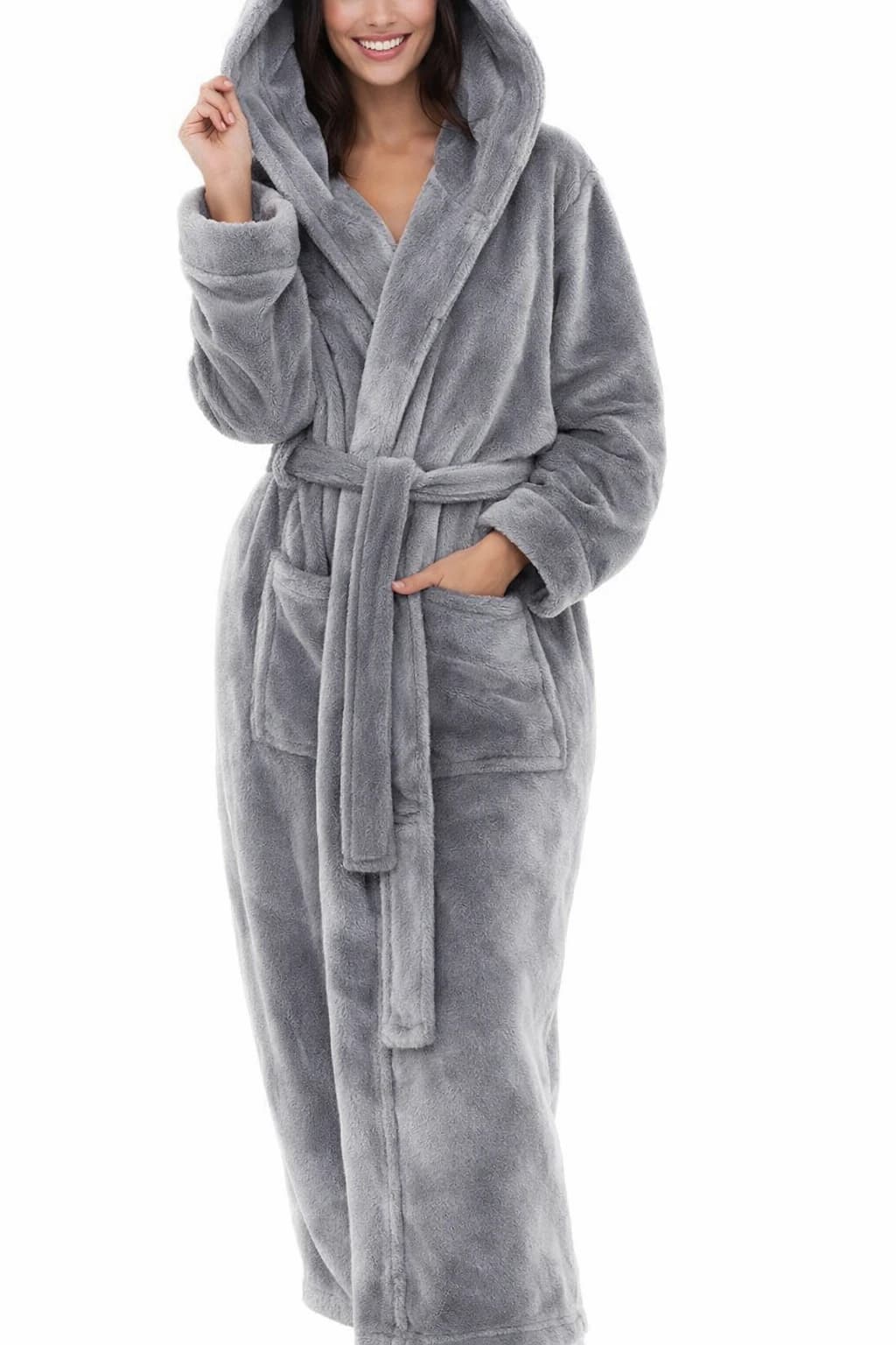 Women’s Luxury Velvet Plush Robe – Warm & Soft
