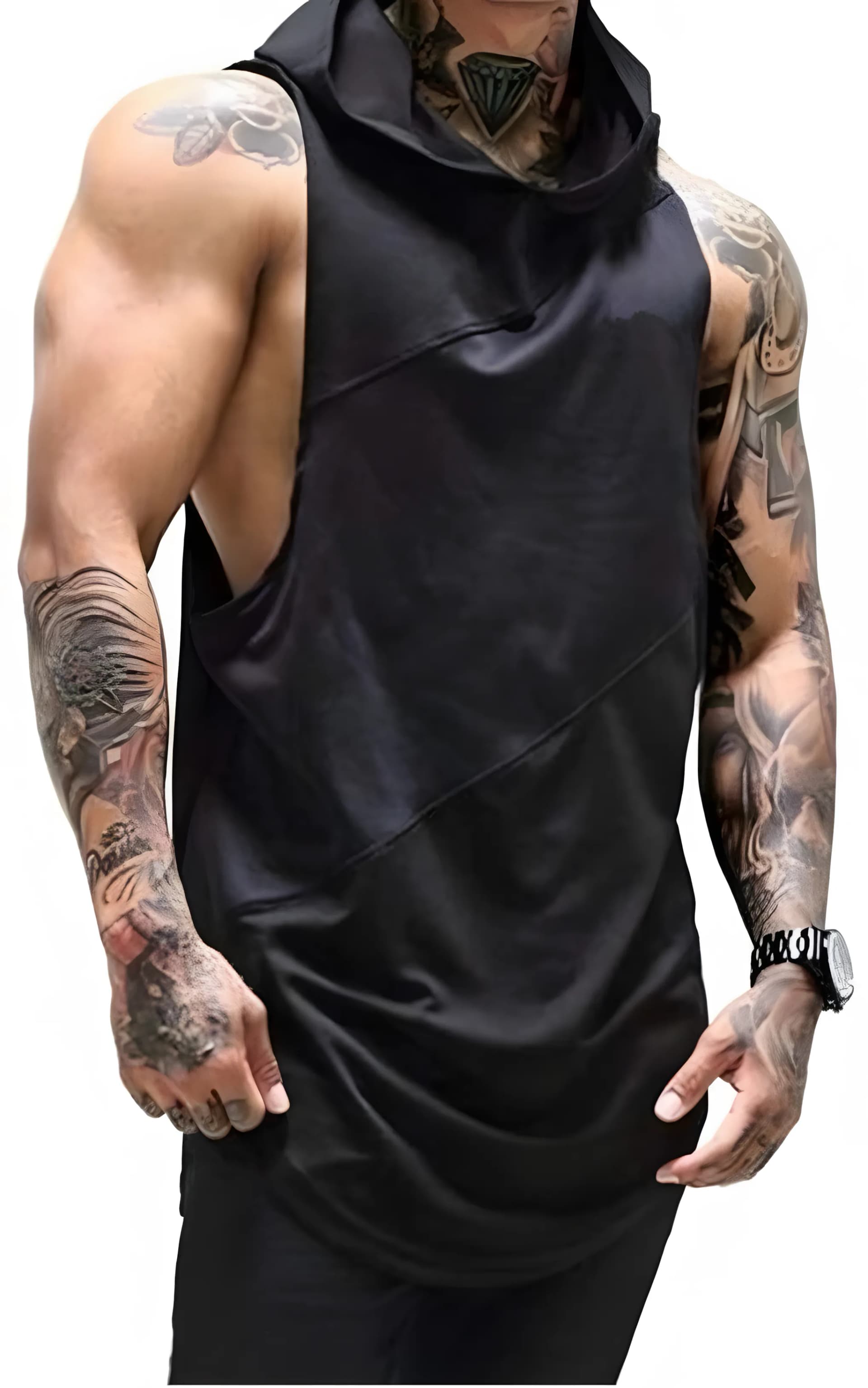 Men’s Gym Stringer Tank Top – Quick Dry Muscle Fitness Vest
