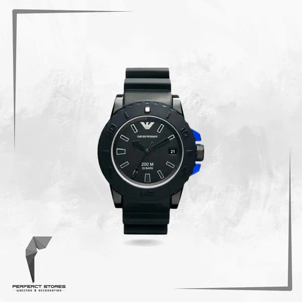 ساعة إمبريو أرماني Sportivo Black AR5966 - أصلية.
