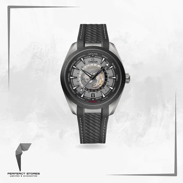 Omega Seamaster Aqua Terra Worldtimer Titanium Mens Watch - Master Copy