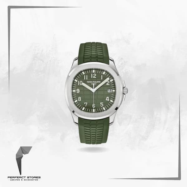Patek Philippe Aquanaut Green Rubber Strap - Master Copy