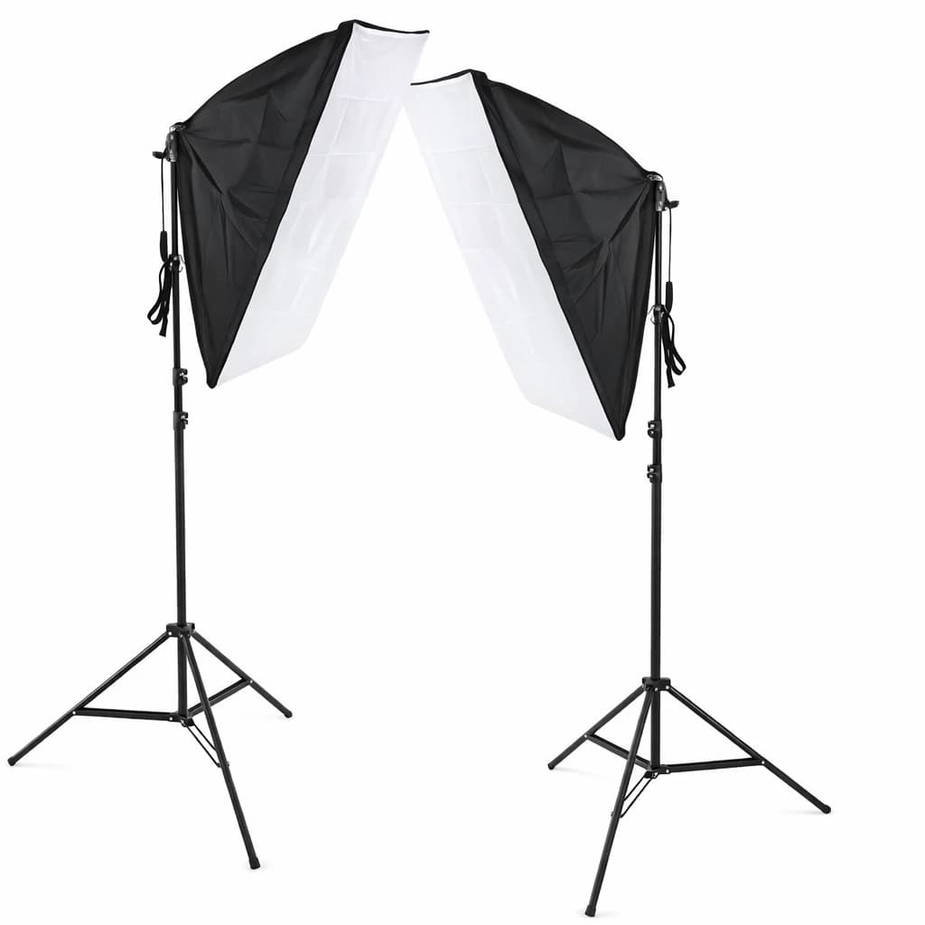 Photography Softbox Lighting Kit with 2 Stands 50x70cm