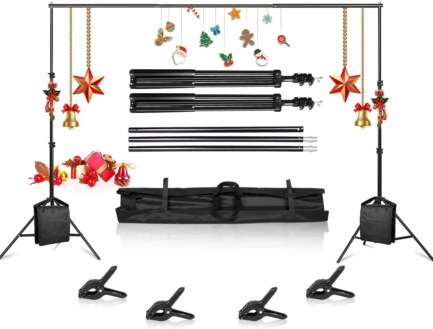 SH Heavy Duty 2x2m Background Stand with Carry Bag