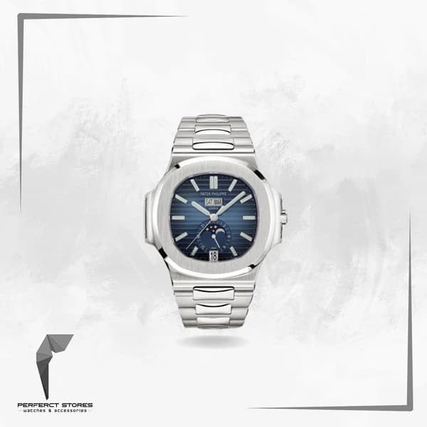 Patek Nautilus Chronograph Blue Dial - Master Copy