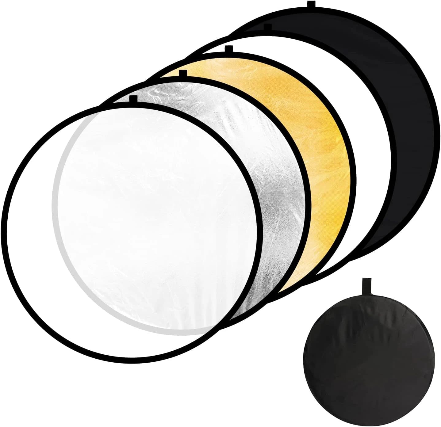 FGen 5-in-1 Collapsible Photography Reflector Set 80cm