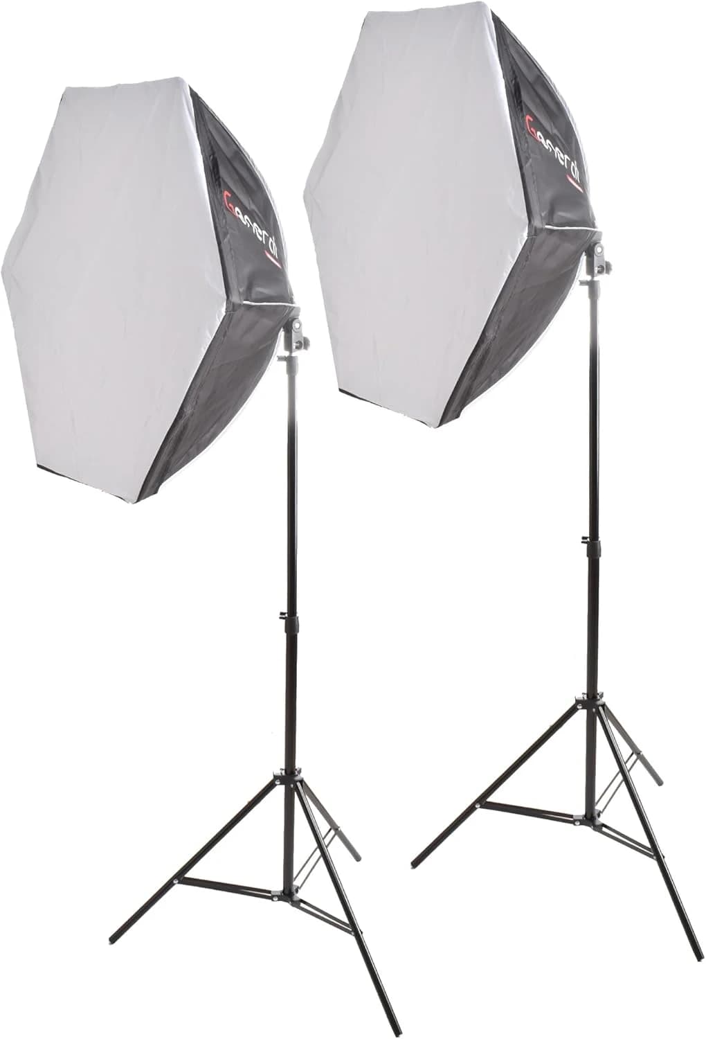 General Light Studio Octa Softbox Lighting Kit 150W Set of 6 – Black