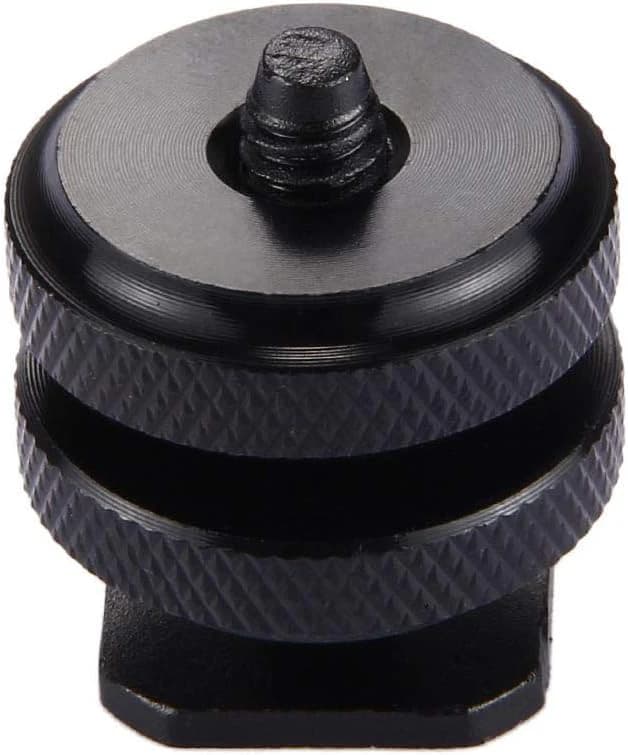 PULUZ Reinforced Hot Shoe to 1/4-Inch Screw Adapter with Double Nut