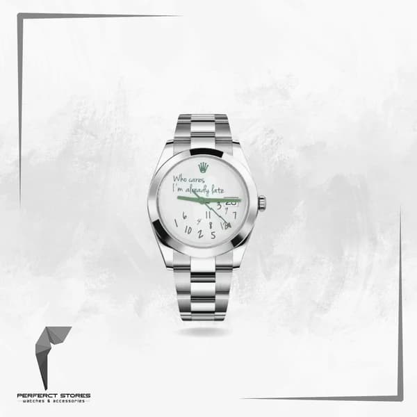 Rolex Milgauss White Dial – "Already Late" Edition