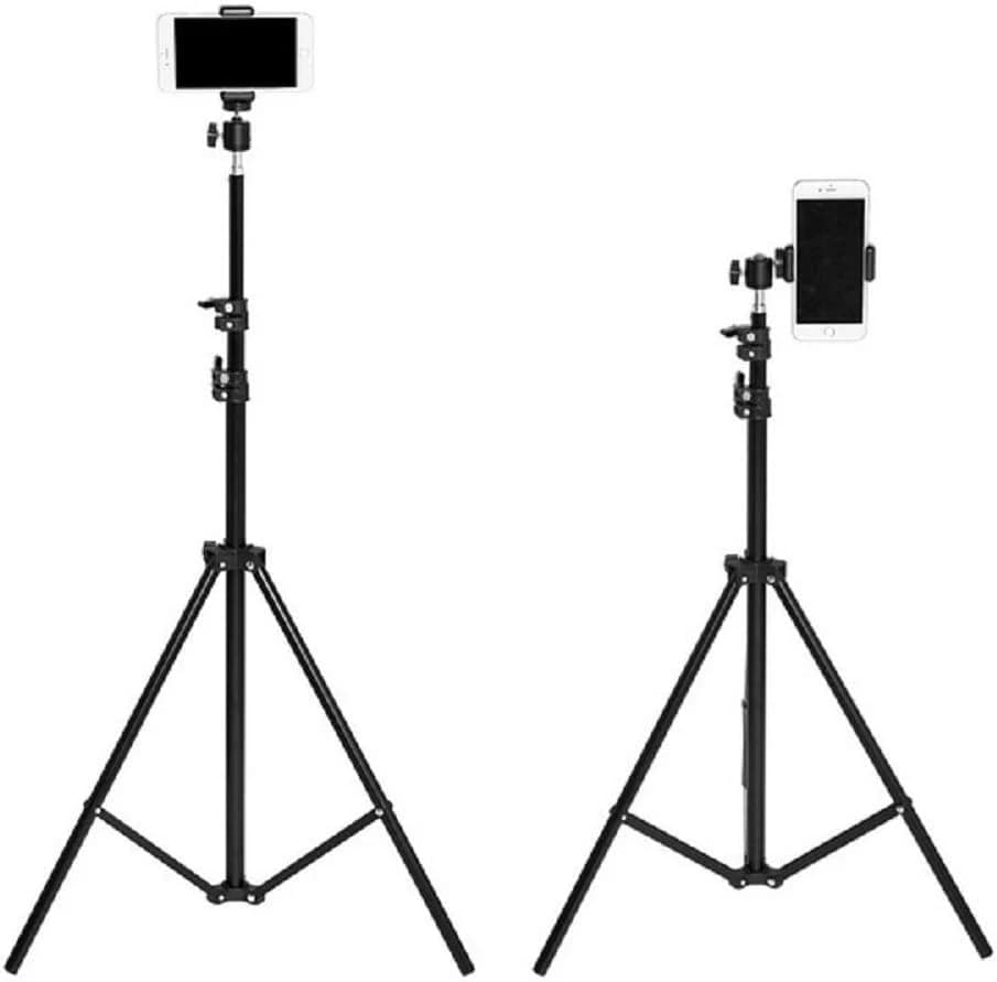 NITPICK 71-Inch Portable Light Stand with Phone Holder