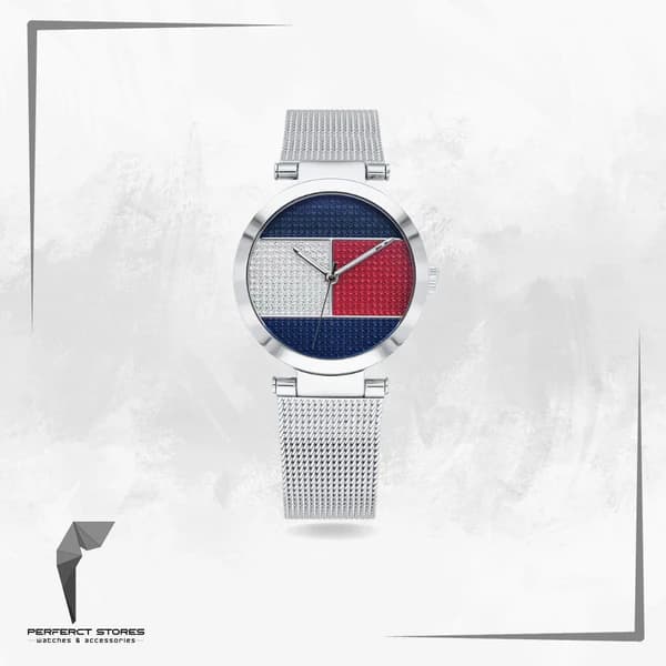 Tommy Hilfiger Silver Mesh Ladies Watch - 1781866 - Original