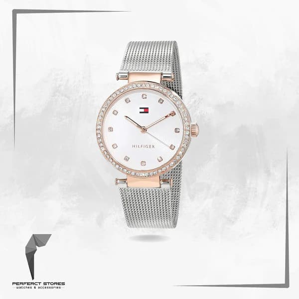 Tommy Hilfiger Silver Mesh Ladies Watch - 1781863 - Original