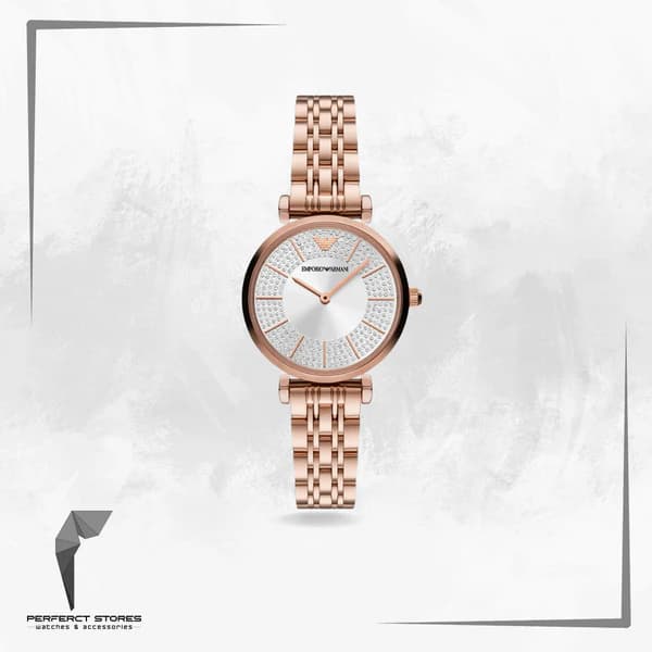Emporio Armani Gianni T-Bar 32mm Ladies Watch AR11446 - Original