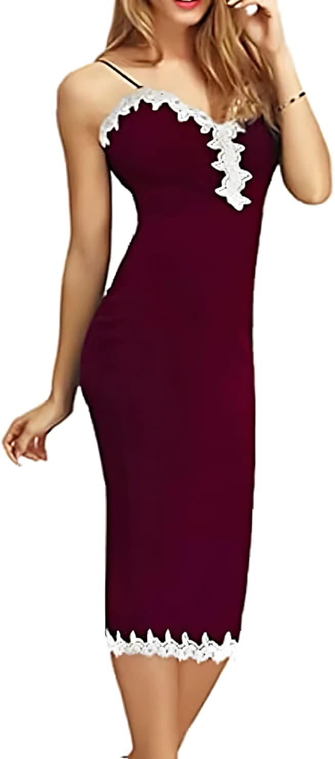 Women's Dress with White Splint
