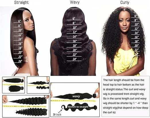V Part Half Wig 20" Brown JW291