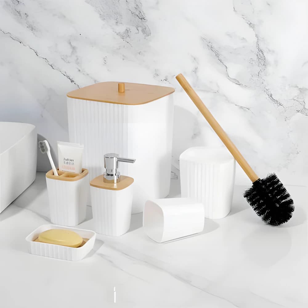 6-Piece Turkish Bathroom Accessories Set