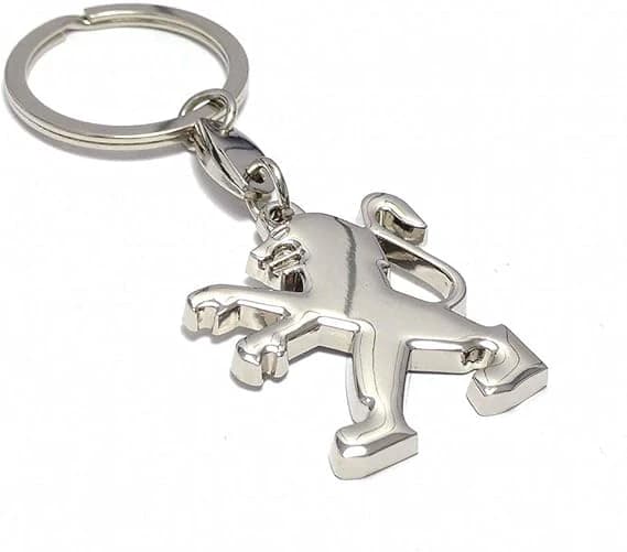 Peugeot Key Chain - Silver