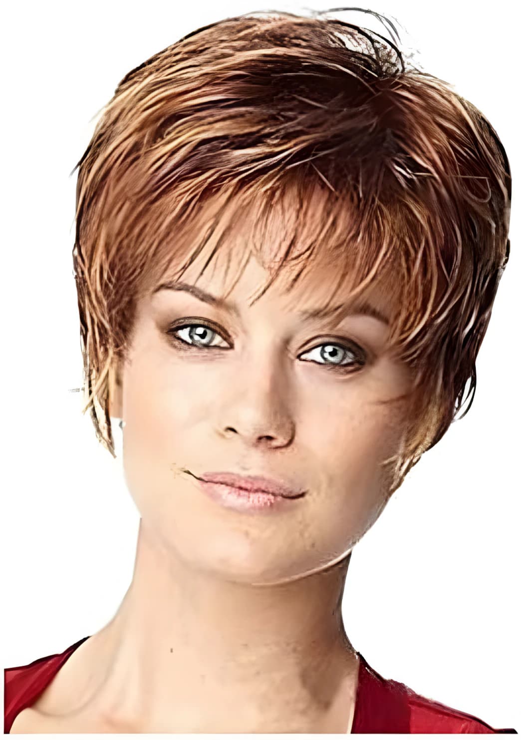 DILLARDS Short Kinky Curly Wig – Gradient Color