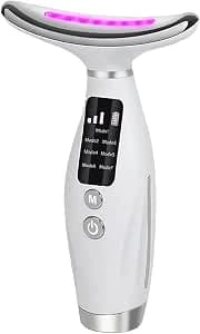 Face Massager with 7 Color Modes, EMS & Heating for Face & Neck