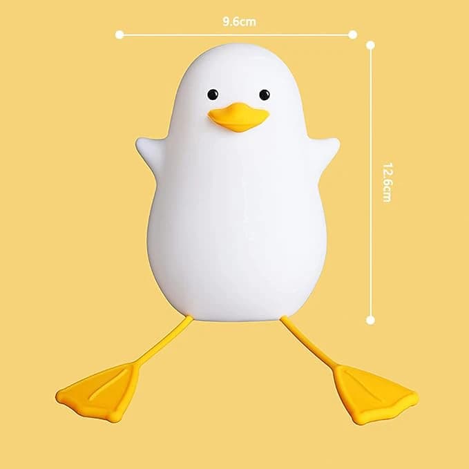 Cute Silicone LED Night Light for Kids with Timer & USB Rechargeable