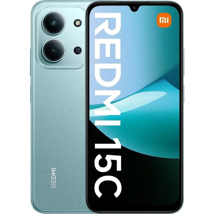 Xiaomi Redmi 15C, 6GB Ram, 128GB - Mint Green