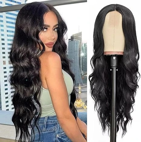 ECIF Long Black Brazilian Wig