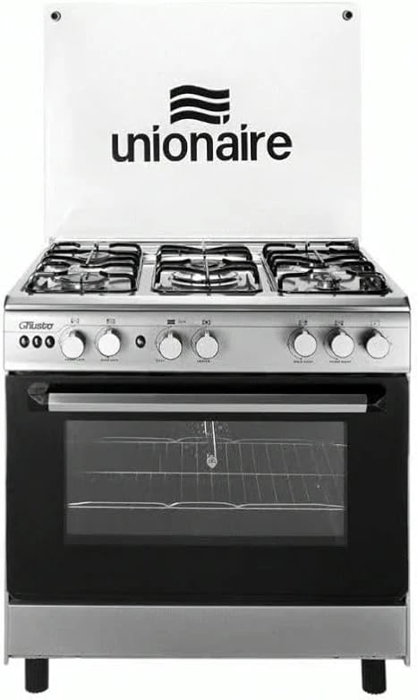 Unionaire Gusto Gas Cooker Stainless Steel Mechanical Timer Ignition Light Grill