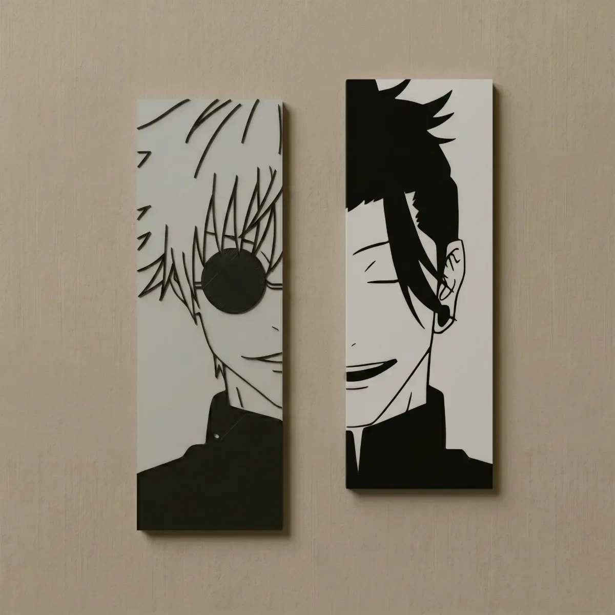 Jujutsu Kaisen Gojo & Geto 3D Wall Art