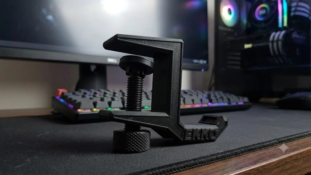 Sonic Dock – Clamp On Headphone Holder