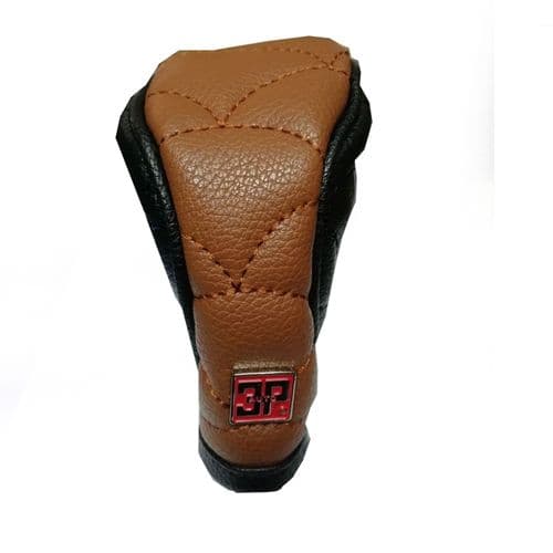 Shift Gear Leather Cover - Black & Brown