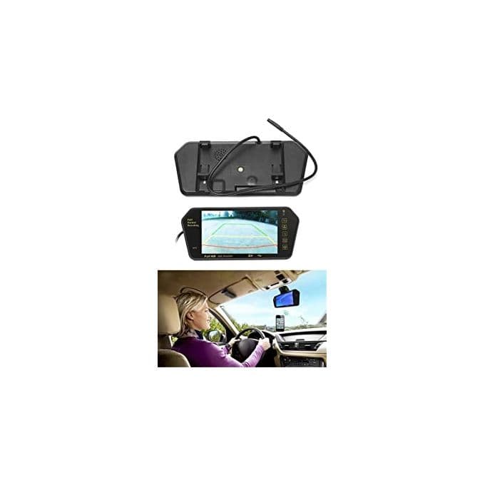 TFT LED Rear View Mirror - 7 Car Rear View Camera - 4 LED Usb Power Supply - 3 S