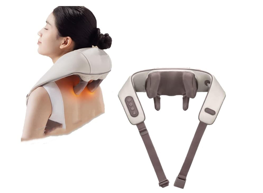 AWOKZA Massagers for Neck and Shoulder with Heat,Neck Massager Cordless, Massage