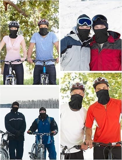 قناع بالاكلافا خفيف الوزن، قناع كامل للوجه، أسود