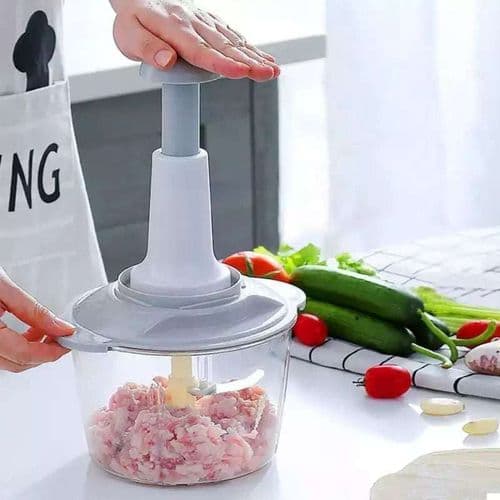 مفرمة طعام يدوية للمطبخ والثوم والخضروات