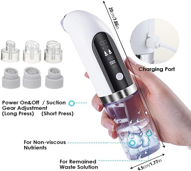 ZHENGJC Blackhead Remover Skin Scrubber Facial Cleaner Skin Peeling Face Scrubbe