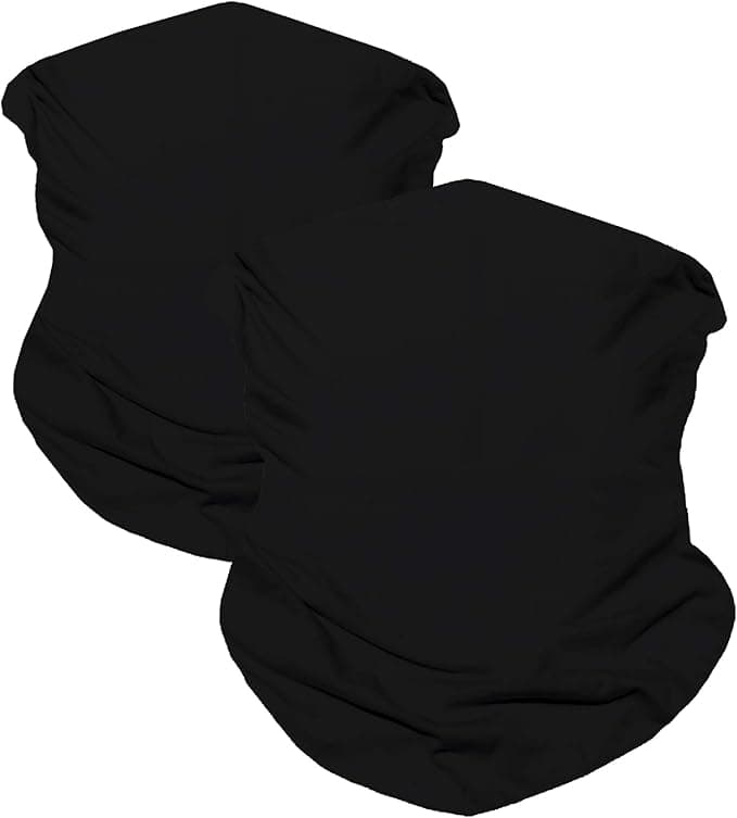 SoJourner Bags Neck Gaiter Face Mask Bandana 2 Pack - Neck Gators Face Coverin