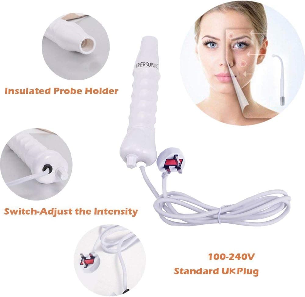 High Frequency Machine, IPERSONIC Portable Handheld High Frequency Facial Wand A
