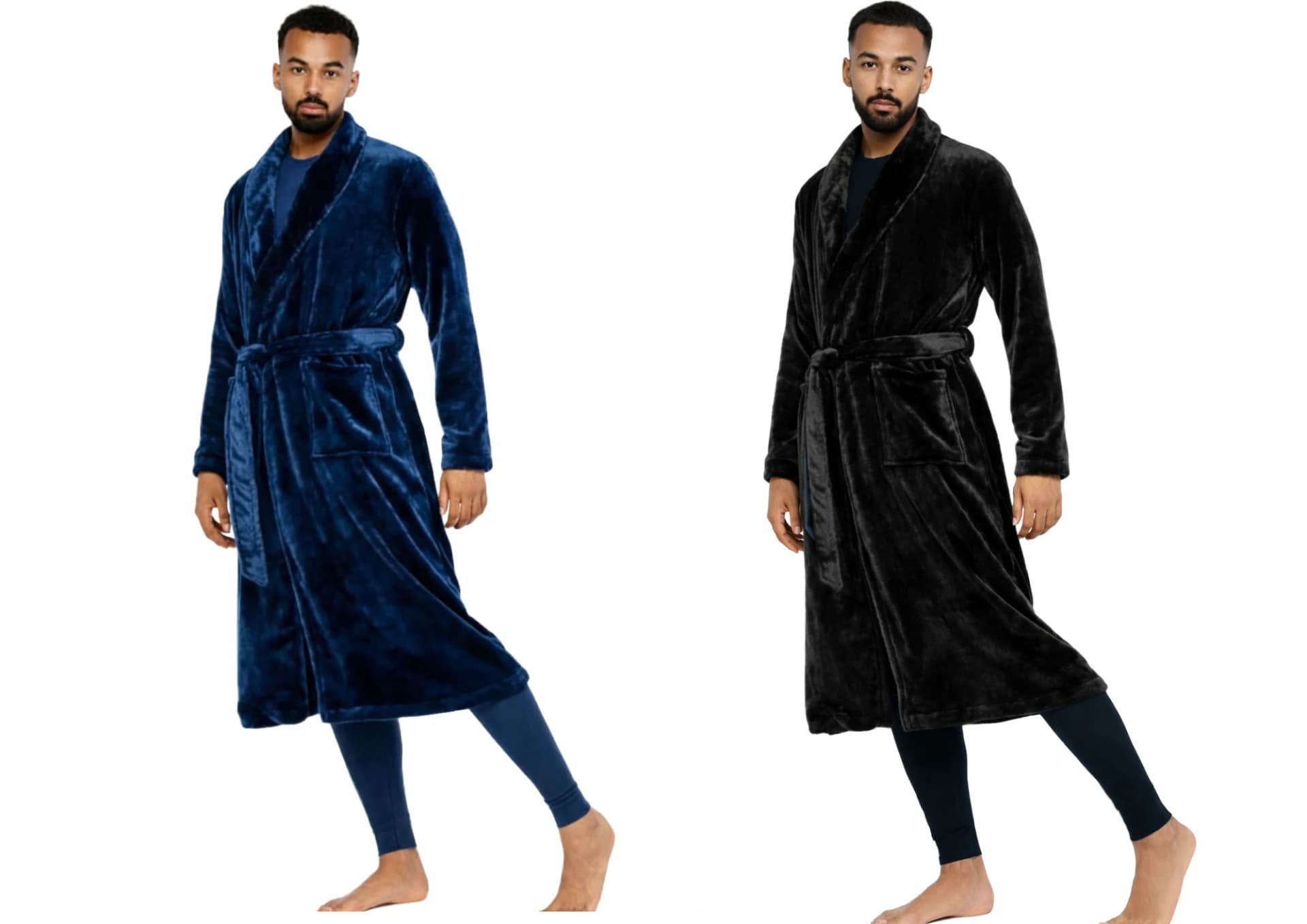 Men's Velvet Home Robe