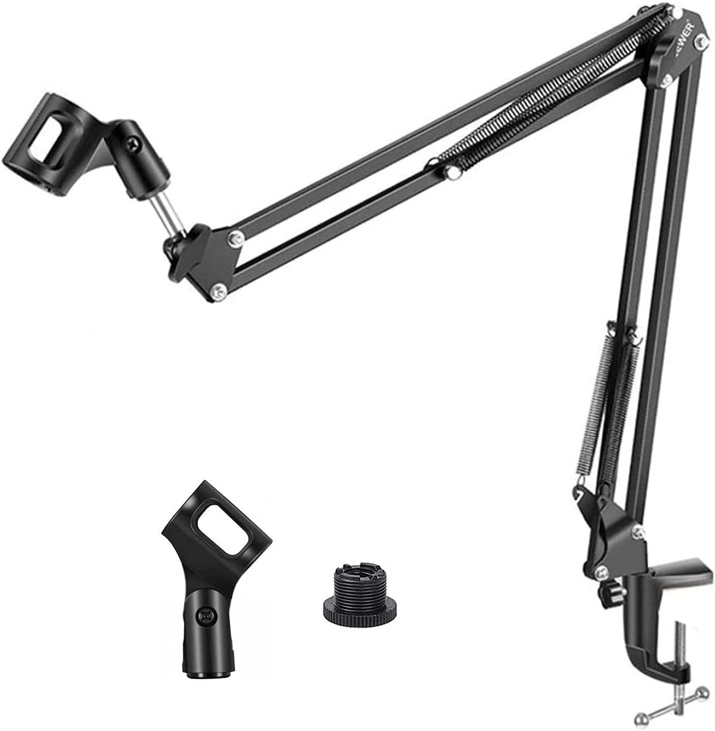 SKEIDO Broadcast Microphone Boom Scissor Arm Stand