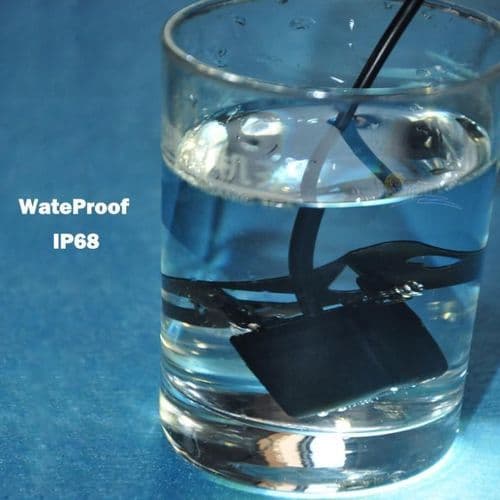 كاميرا الرؤية الخلفية للسيارة LED - 4 قطع - أسود