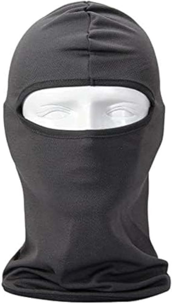 Full face mask for bikers , black