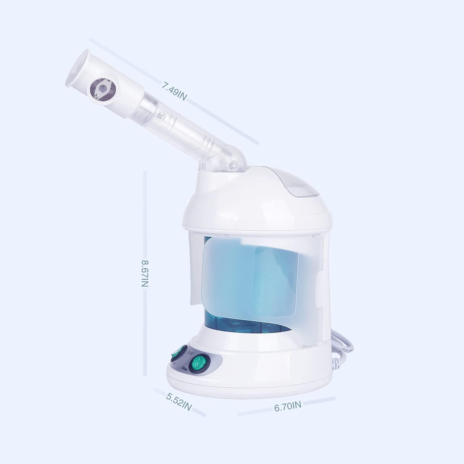 DYB Mini Face Steamer, Ozone Table Top Spa Facial Steamer, Hydrating, Cleansing