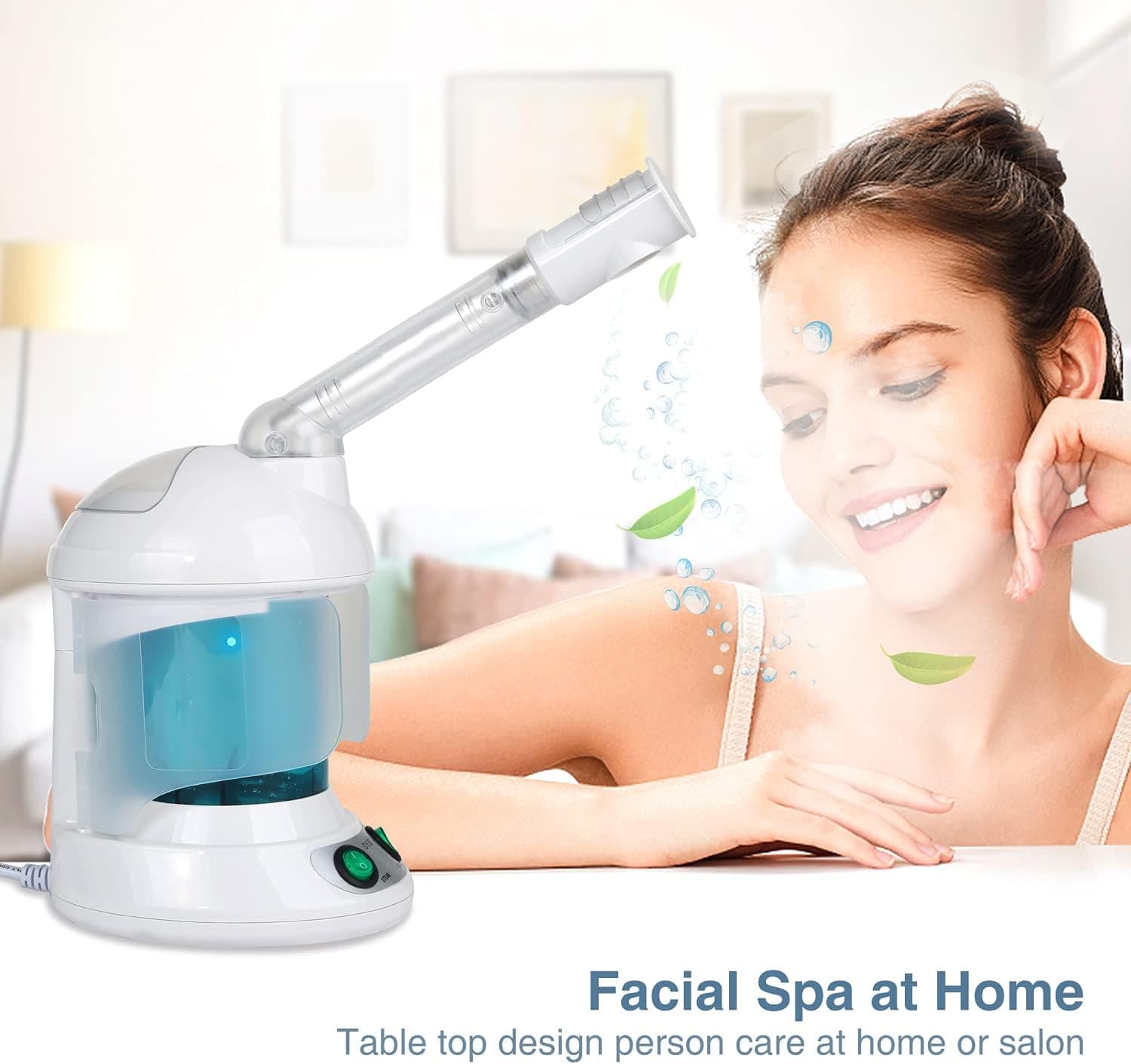 DYB Mini Face Steamer, Ozone Table Top Spa Facial Steamer, Hydrating, Cleansing