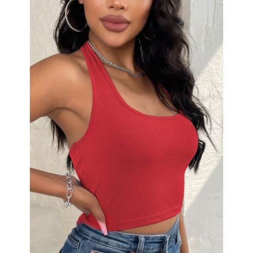 تي شيرت نسائي من القطن المضلع من متجر مارتينا