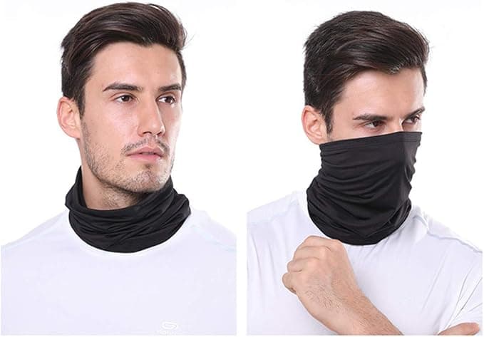 Baonmy Cycling Scarf UV Dust Protection Face Cover Breathable Elastic Camo Neck