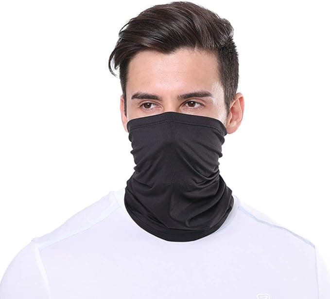 Baonmy Cycling Scarf UV Dust Protection Face Cover Breathable Elastic Camo Neck