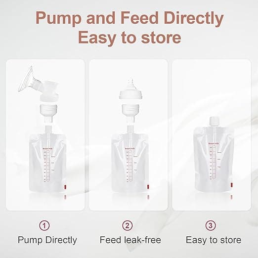 Lulia Portable Dual Electric Breast Pump Powerful and painless suction 4 modes a