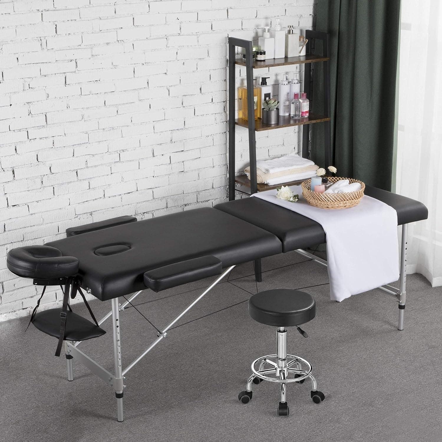 Portable Massage Bed Lash Bed Facial Table SPA Beds Height Adjustable Salon Tatt