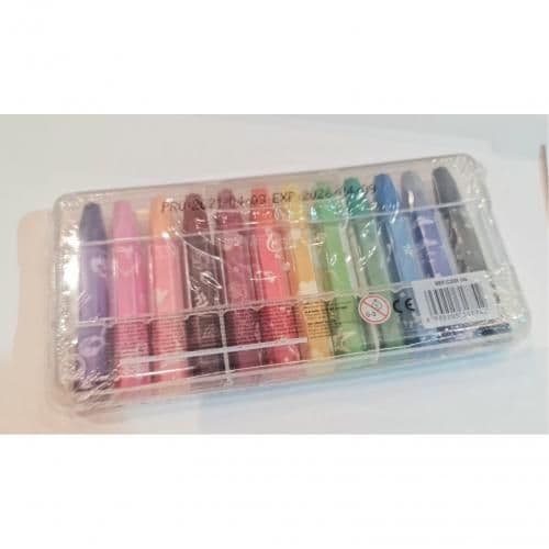 Deli Wax Crayon - 12 Colors - Extra Smooth - Deli