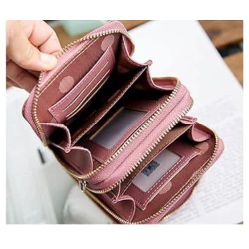 Best Selling Trendy Crossbody Bag 3 Zippers Camel